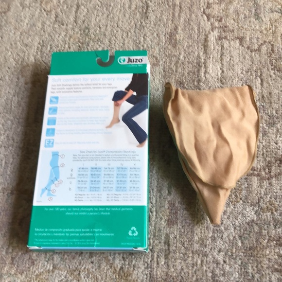 Juzo Soft Compression Stockings Size I. AG  20-30mmHg. Beige. Only one in a box - Picture 6 of 12